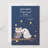 Ankündigung der Schwangerschaft im Eule-Paar (Vorderseite)