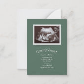 Ankündigung der Schwangerschaft im Kindesalter (Vorderseite)