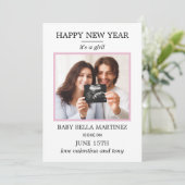 Ankündigung der Schwangerschaft im neuen Foto (Stehend Vorderseite)