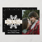 Ankündigung der Schwangerschaft im Schwarz-weißen  (Vorne/Hinten)