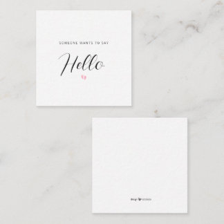 ANKÜNDIGUNG DER SCHWANGERSCHAFT - Kinderkarte Begleitkarte