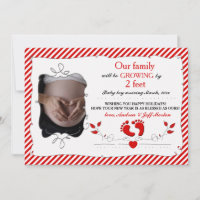 Ankündigung der Schwangerschaft um 2 Meter