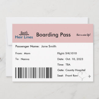 Ankündigung der Schwangerschaft unter Reisegesicht