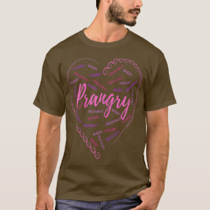 Ankündigung der Schwangerschaft von Frauen Fu T-Shirt