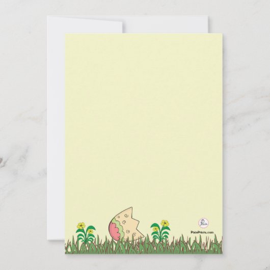 Ankündigung der Schwangerschaft von Hatchling Bird (Rückseite)