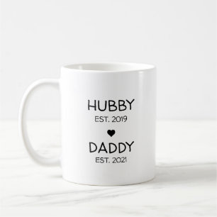 Ankündigung der Schwangerschaft von HubbyDaddy Bab Kaffeetasse