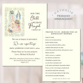 Ankündigung der Schwangerschaft von Jungen oder Mä