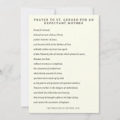 Ankündigung der Schwangerschaft von Jungen oder Mä (Rückseite)