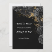 Ankündigung der Schwangerschaft von Schwarz und Go (Vorderseite)