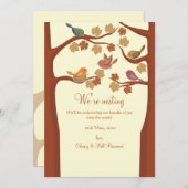 Ankündigung der Schwangerschaft von Vögeln (Vorne/Hinten)