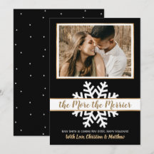 Ankündigung der Schwarz-weißen Goldweihnachtszeit