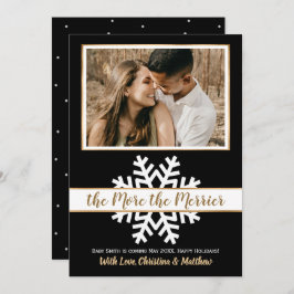 Ankündigung der Schwarz-weißen Goldweihnachtszeit