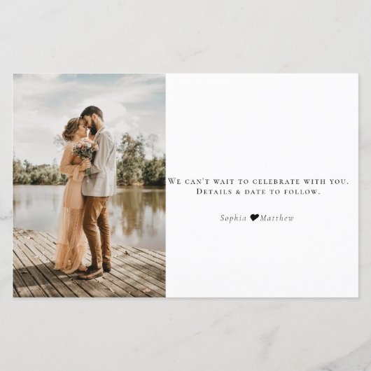 Ankündigung der Skript-Verlobung (Rückseite)