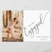 Ankündigung der Skript-Verlobung (Vorderseite)