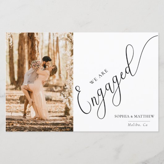 Ankündigung der Skript-Verlobung (Vorderseite)