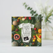 Ankündigung der Sommerfruchtschwangerschaft (Stehend Vorderseite)