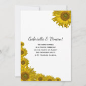 Ankündigung der Sonnenblumenkante (Vorderseite)