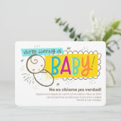 Ankündigung der spanischen Schwangerschaft (Stehend Vorderseite)