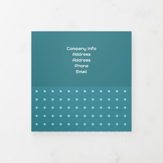 Ankündigung der "Trifold Letter"-Falte (Cover)