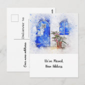 Ankündigung der Tür neue Adresse Postkarte (Vorne/Hinten)