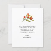 Ankündigung der Umschichtung des Kaffeepapiers (Rückseite)