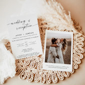 Ankündigung der Umsetzung | Moderne Hochzeitsempfe