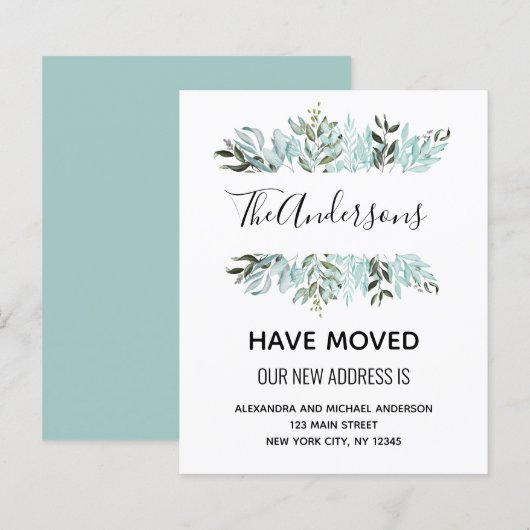 Ankündigung der Umstellung des Haushalts Eukalyptu (Vorne/Hinten)