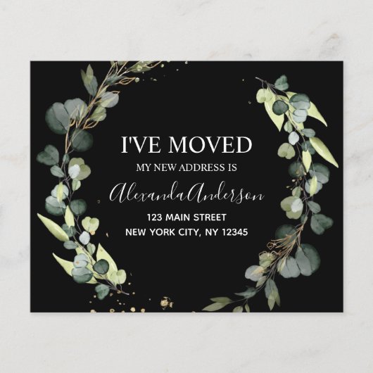 Ankündigung der Umstellung des Haushalts Eukalyptu Flyer (Vorne)