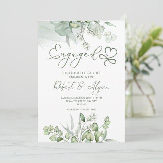 Ankündigung der Verlobung (Stehend Vorderseite)