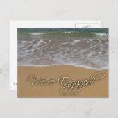 Ankündigung der Verlobung am Strand (Vorne/Hinten)