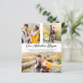 Ankündigung der Verlobung des Fotos für das Budget (Stehend Vorderseite)