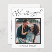 Ankündigung der Verlobung des Haushalts Save the D (Vorne/Hinten)