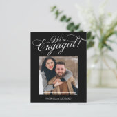 Ankündigung der Verlobung des Haushalts Save the D (Stehend Vorderseite)