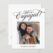 Ankündigung der Verlobung des Haushalts Save the D (Vorne/Hinten)