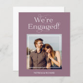 Ankündigung der Verlobung des Haushalts Save the D (Vorne/Hinten)