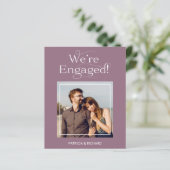 Ankündigung der Verlobung des Haushalts Save the D (Stehend Vorderseite)