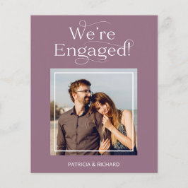 Ankündigung der Verlobung des Haushalts Save the D