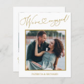 Ankündigung der Verlobung des Haushalts Save the D (Vorne/Hinten)