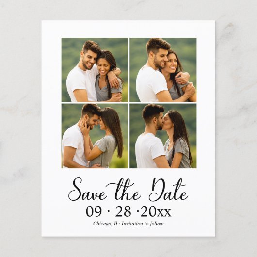 Ankündigung der Verlobung des Haushalts und Save t (Rückseite)