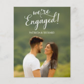 Ankündigung der Verlobung des Haushalts und Save t (Vorderseite)