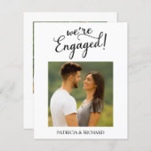 Ankündigung der Verlobung des Haushalts und Save t (Vorne/Hinten)