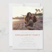 Ankündigung der Verlobung mit Bild (Rückseite)