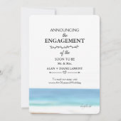 Ankündigung der Verlobung Ring Foto (Rückseite)