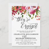 Ankündigung der Verlobung Rosa und Rote Flora (Vorderseite)