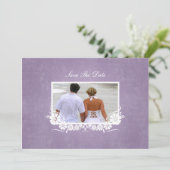 Ankündigung der Verlobung Save the Date Hochzeiten (Stehend Vorderseite)