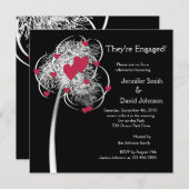 Ankündigung der Verlobung von Feuerwerken und Herz (Vorne/Hinten)