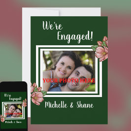 Ankündigung der Verlobung von Foto