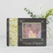 Ankündigung der Verlobung von Foto-Rosen (Stehend Vorderseite)