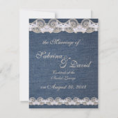 Ankündigung der Vintagen Ehe mit Denim und Elend (Rückseite)