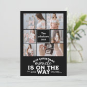 Ankündigung der Weihnachtsschwangerschaft für mehr (Stehend Vorderseite)